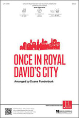 Once in Royal David's City SATB choral sheet music cover